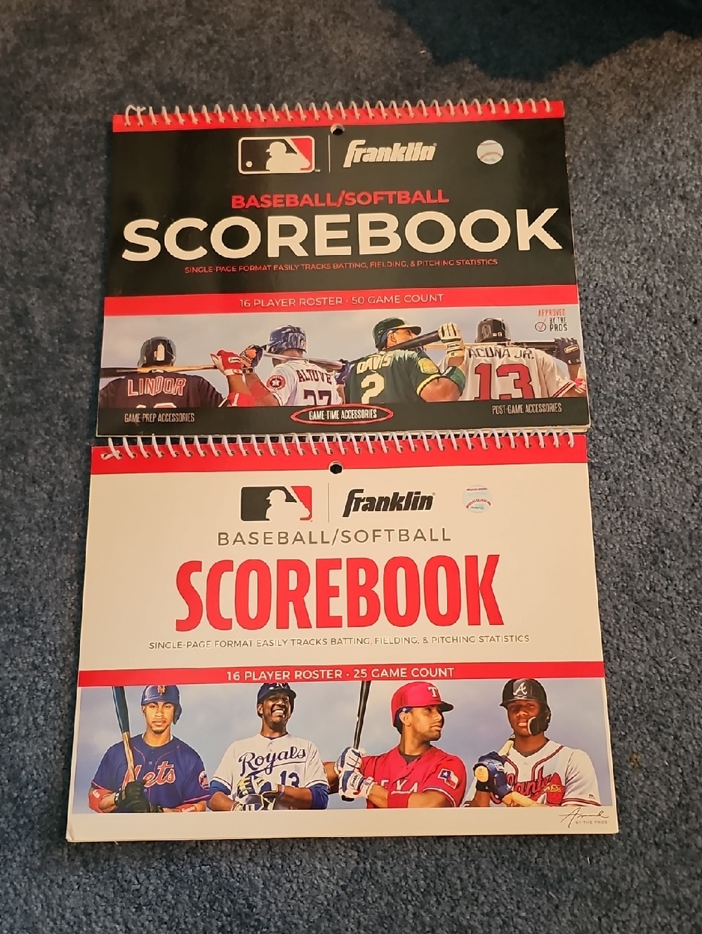 Franklin Baseball/Softball Scorebook - Black & White Covers